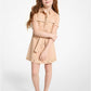 Cotton Twill Belted Shirtdress