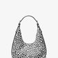 Nolita Small Cheetah Print Calf Hair Hobo Shoulder Bag