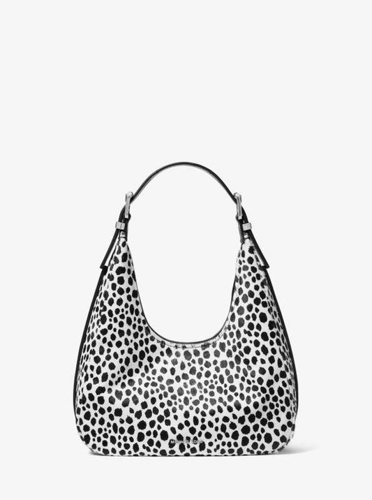 Nolita Small Cheetah Print Calf Hair Hobo Shoulder Bag