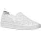 Ophelia Womens Perforated Man Made Slip-On Sneakers