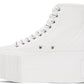 White 'The Platform High Top' Sneakers