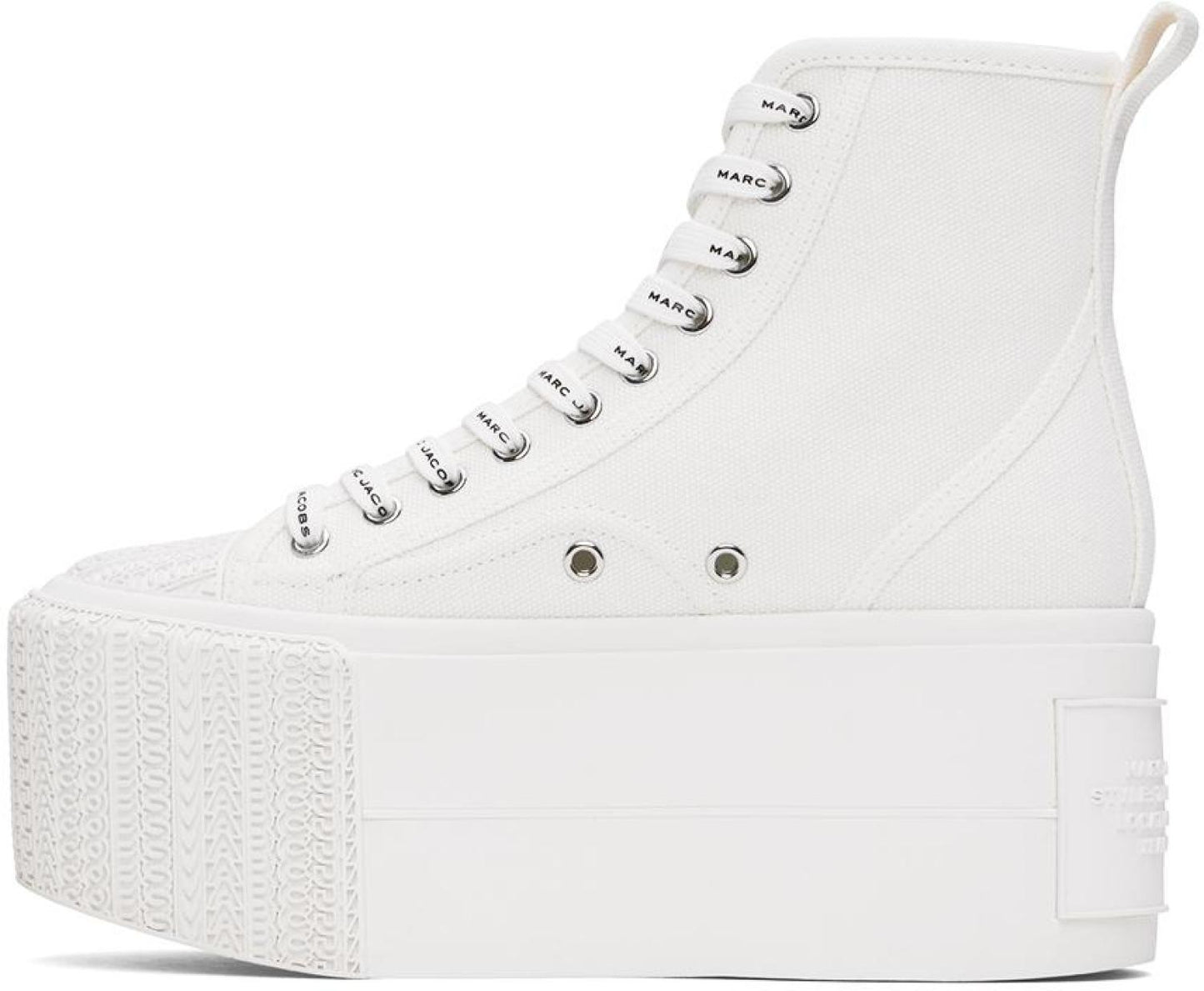 White 'The Platform High Top' Sneakers