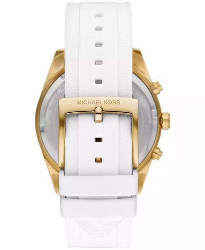 Women's Hadyn Chronograph White Silicone Watch 42mm