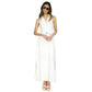 Petite Belted Button-Down Linen Maxi Dress