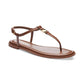 Women's Jessica Sculpted "C" Ankle-Strap Thong Flat Sandals