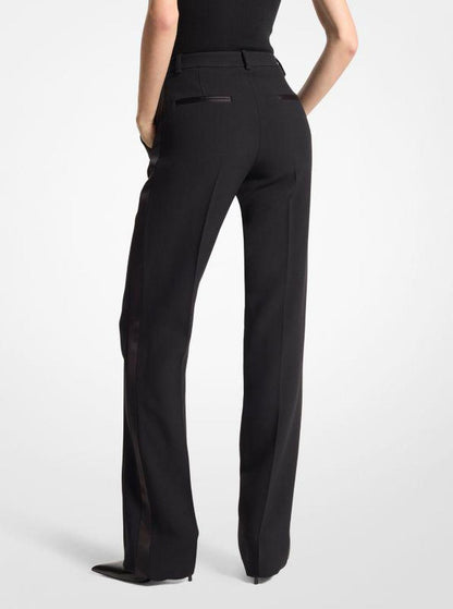 Double Crepe Sablé Tuxedo Trousers