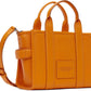 Orange 'The Leather Small' Tote