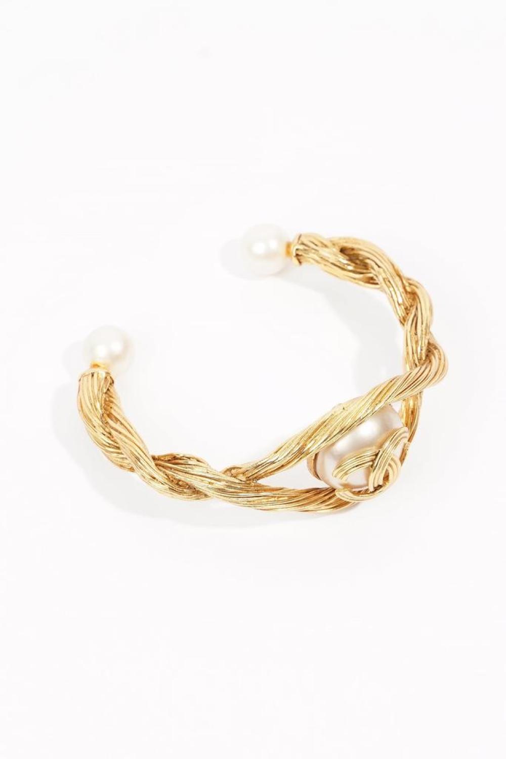 Chanel Mark 94A Bangle    Plated