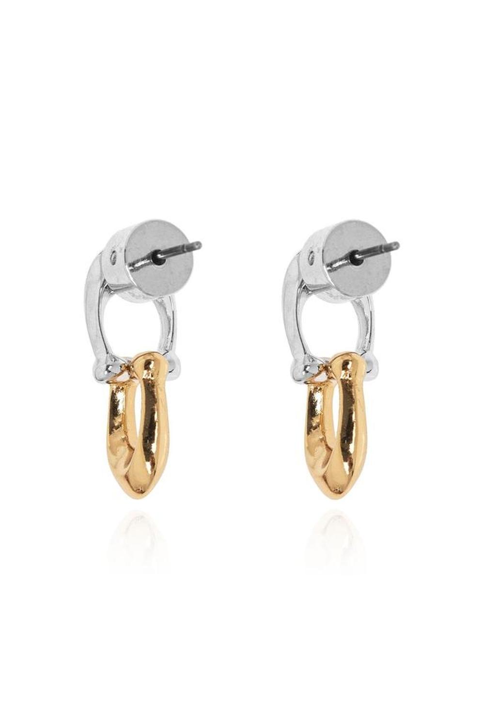 Coach Signature C Drop Earrings