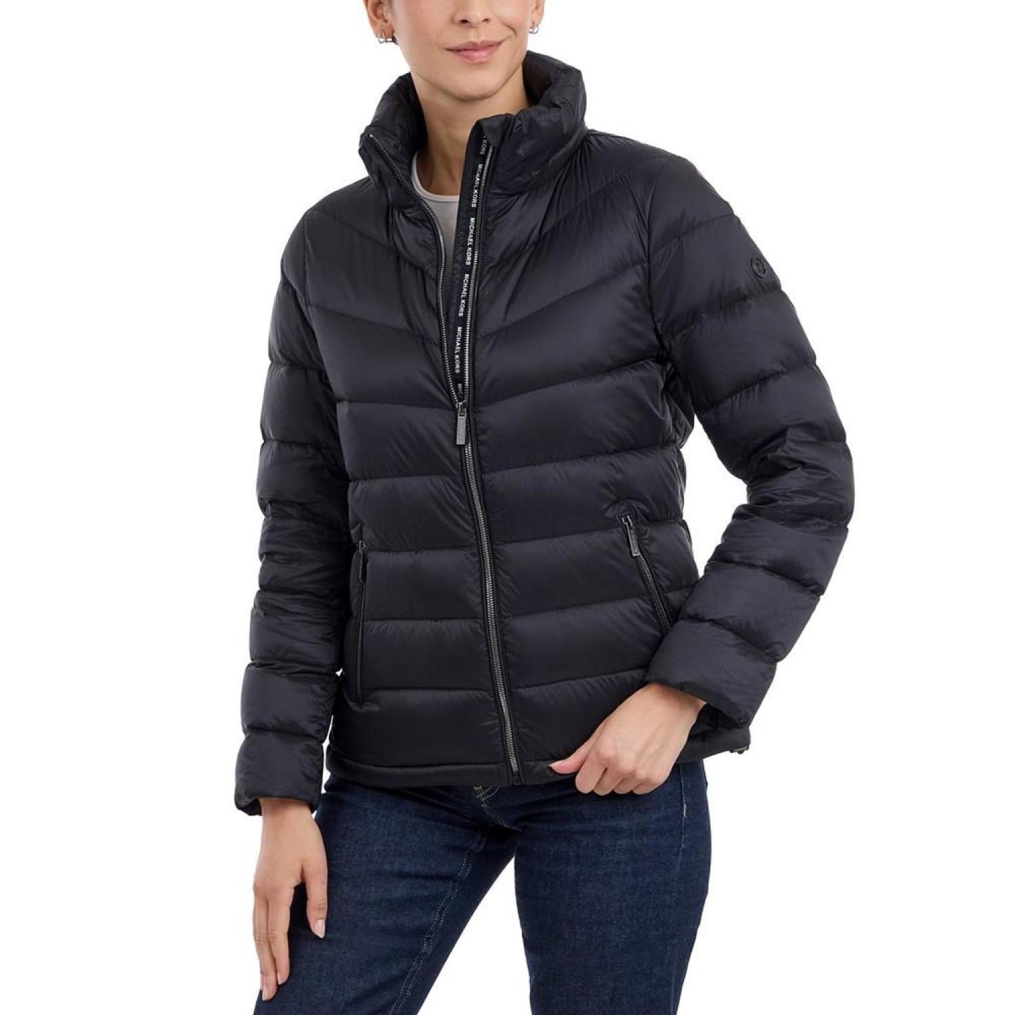 Women's Hooded Shine Packable Down Puffer Coat, Created for Macy's