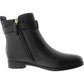 BRIELE Womens Leather Logo Ankle Boots