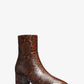 Gloria Python Embossed Leather Boot