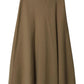 Max Mara Midi Skirt in Camel Lana Vergine