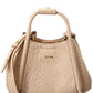 Max Mara Logo Plaque Leather Tote