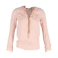 Michael Michael Kors Chain-Linked Blouse in Pink Silk