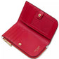 Devin Pixel Hearts Embossed Saffiano Leather Slim Bifold Wallet