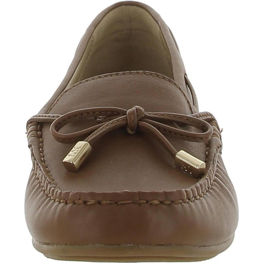 Womens Leather Slip On Loafers