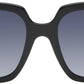 Black Square Logo Sunglasses