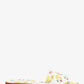 Deanna Sequined Fruit Print Slide Sandal