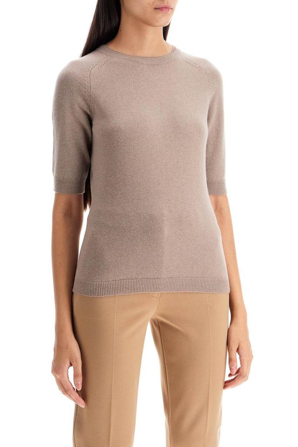 'wool And Cashmere Knit Top 'c