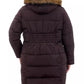 Plus Size Faux-Fur-Trim Hooded Puffer Coat, Created for Macy's