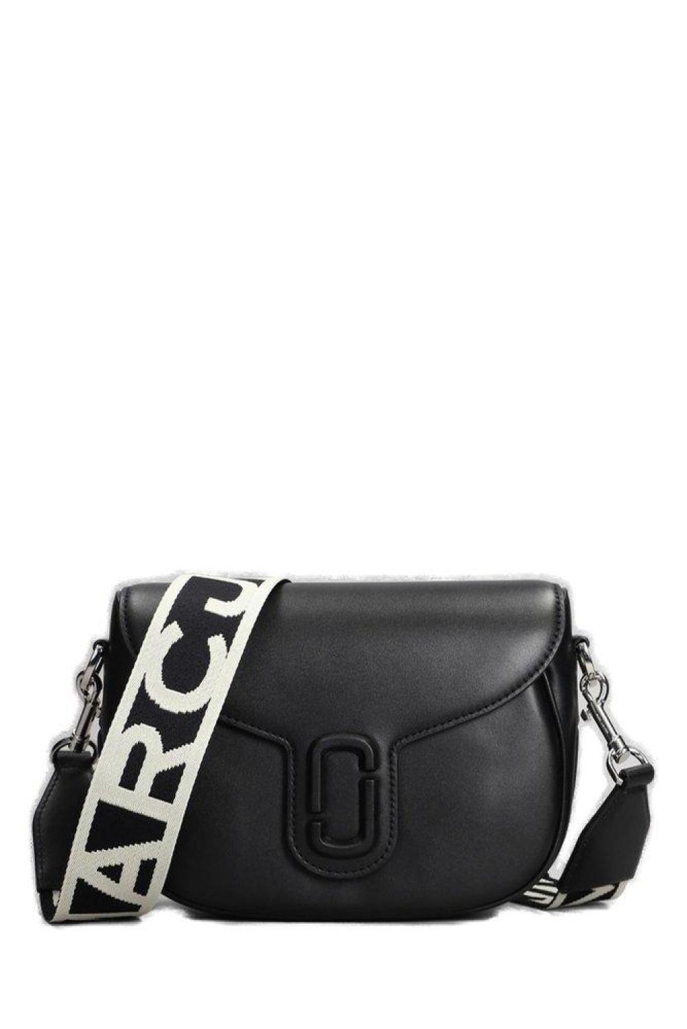 Marc Jacobs The Covered J Marc Foldover Top Large Saddle Bag