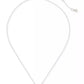 Silver-Tone Cubic Zirconia Spade Mini Pendant Necklace, 16"+ 3" extender