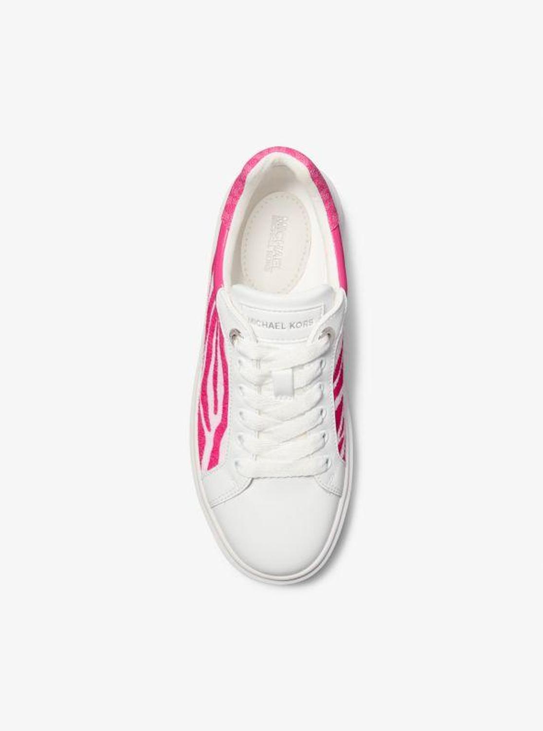 Romey Mixed-Media Platform Sneaker