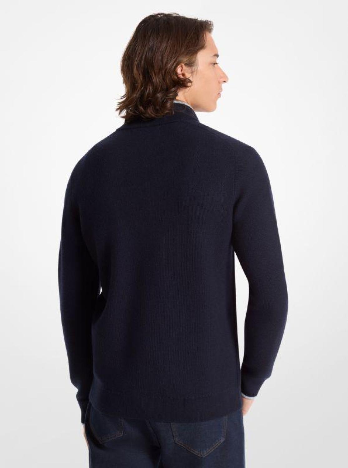 Wool Half-Zip Sweater