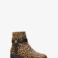 Mindy Leopard Print Calf Hair Boot