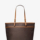 Winston Large Signature Logo Print Woven Pocket Tote Bag