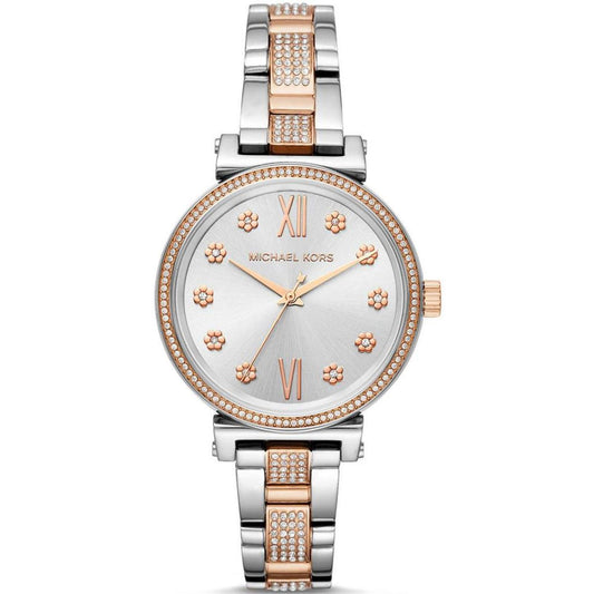 Michael Kors Sofie MK3880 Women's Two-Tone Silver-Rose Gold 36mm Watch