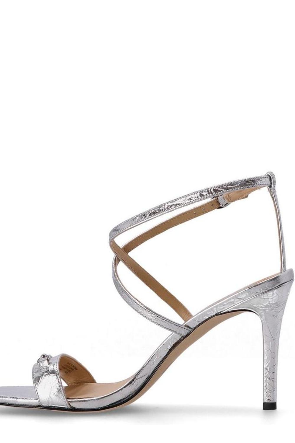 Michael Michael Kors Lena Metallic Effect Sandals