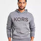 Men's Modern-Fit Stretch Textured Logo Hoodie