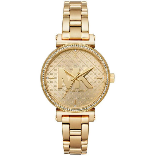 Michael Kors Sofie MK4334 Women's Gold-Tone Quartz 36mm Watch