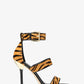 Amal Tiger Print Calf Hair Sandal