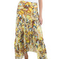 Womens Handkerchief Hem Long Maxi Skirt