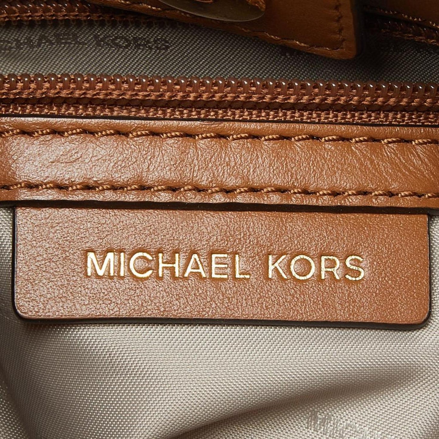 Michael Kors Signature Coated Canvas Jet Set Chain Bag