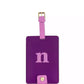 New York Just Mine Initial Luggage Tag, N