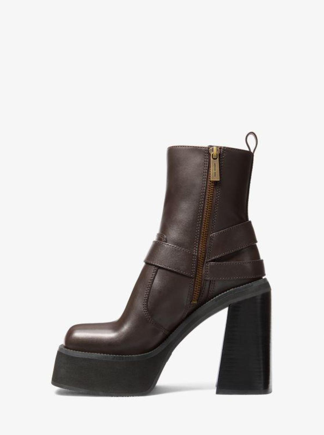 Crosby Leather Platform Moto Boot