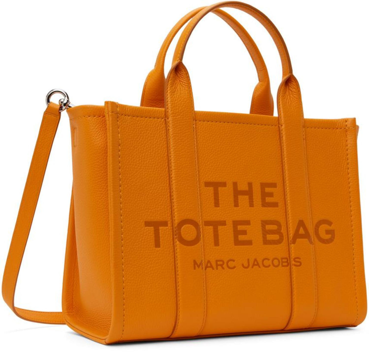 Orange 'The Leather Medium' Tote