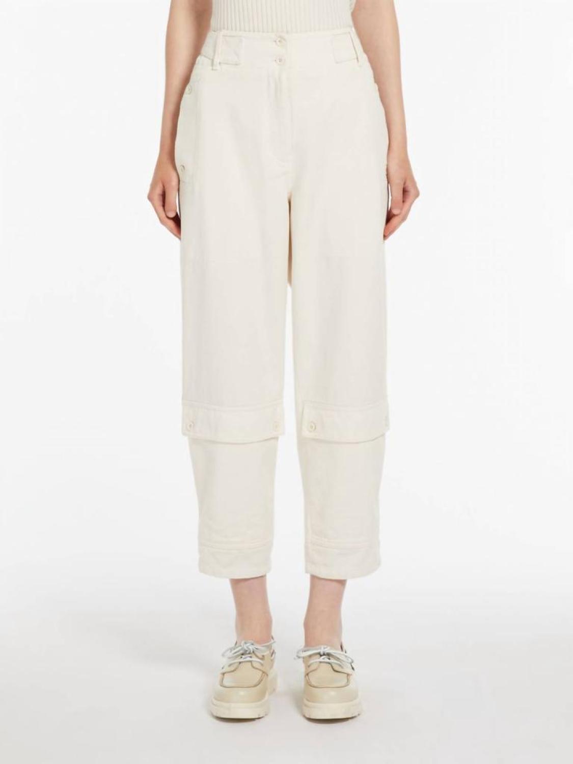 Weekend Gilbert Cotton Worker Trouser In Ecru