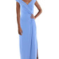 Womens Jersey Long Evening Dress