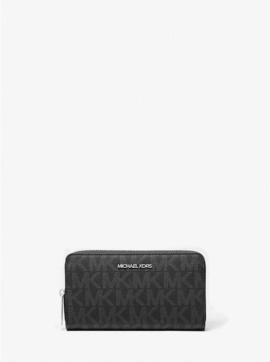 Jet Set Medium Signature Logo Wallet