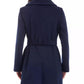 Women's Belted Zip-Front Coat, Created for Macy's