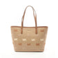 Straw Leather Tote Bag (Pre-Owned)