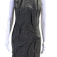 Michael Kors Womens Sleeveless Striped Mini Pencil Dress Black & White