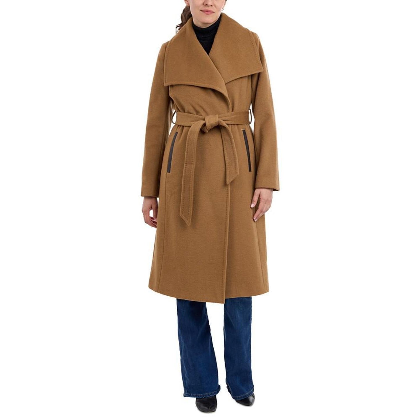 Women's Belted Wrap Coat