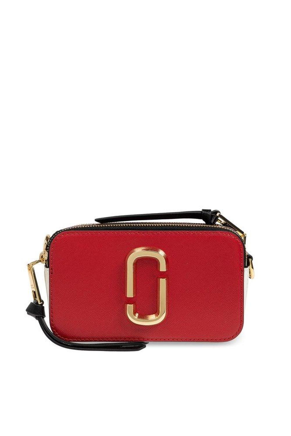 Marc Jacobs The Snapshot Logo Plaque Crossbody Bag