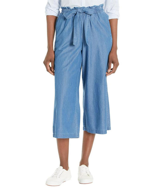 Wide Leg Tie Front Pants